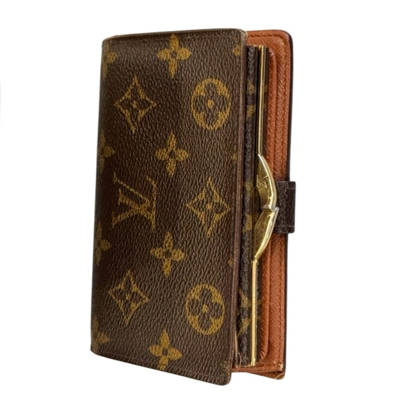 Louis Vuitton Monogram Viennois Kisslock Wallet with Box - Picture 5 of 14
